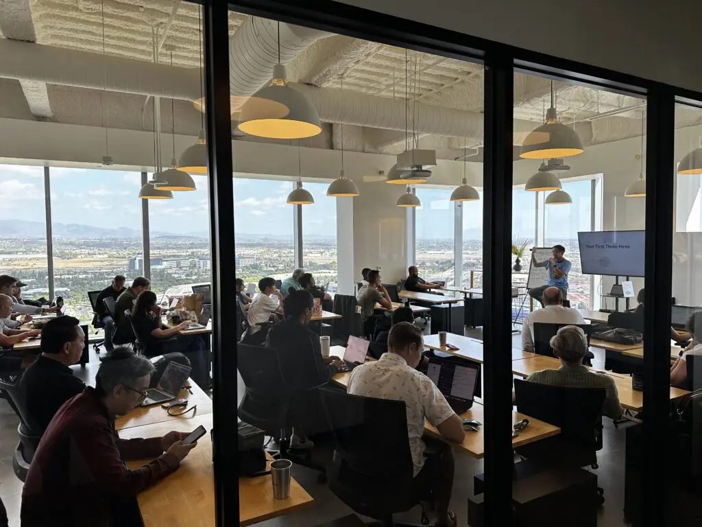 Founders at an Exit Hours office-hours session